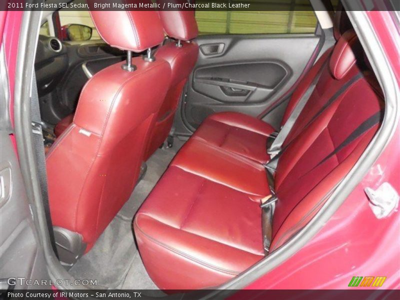 Rear Seat of 2011 Fiesta SEL Sedan