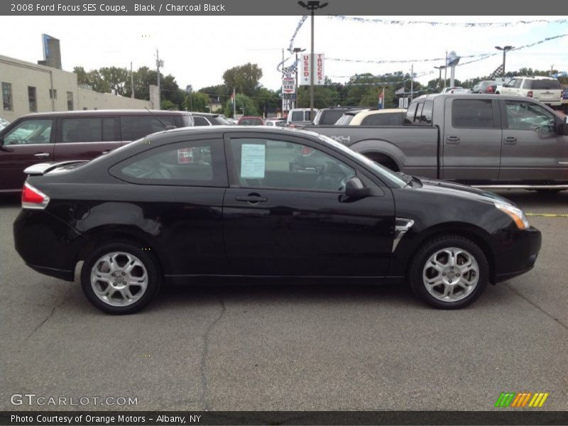Black / Charcoal Black 2008 Ford Focus SES Coupe