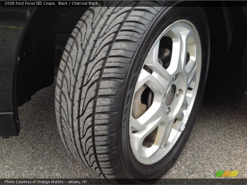Black / Charcoal Black 2008 Ford Focus SES Coupe