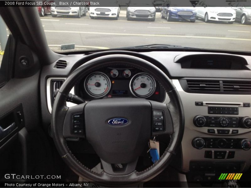 Black / Charcoal Black 2008 Ford Focus SES Coupe
