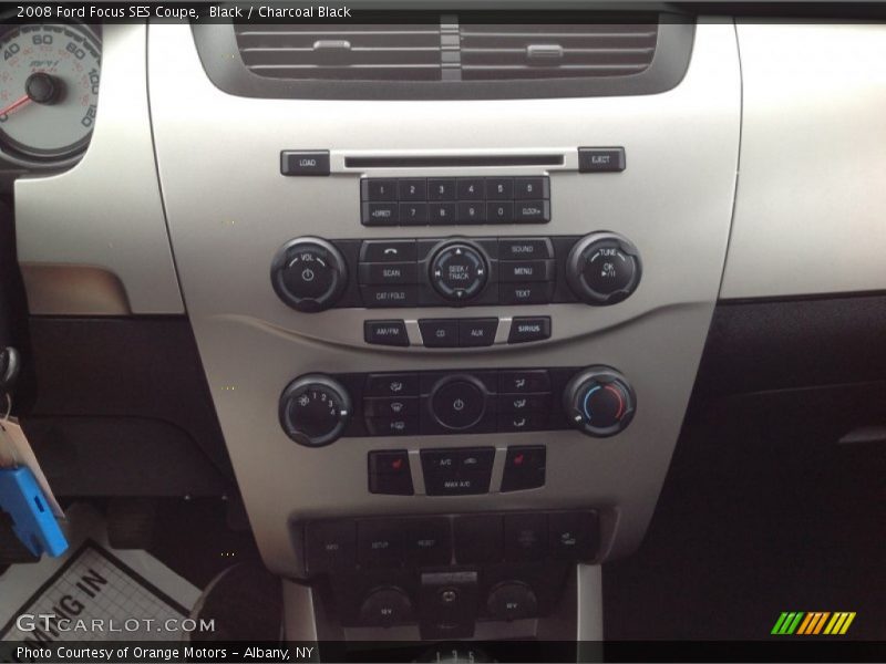Black / Charcoal Black 2008 Ford Focus SES Coupe