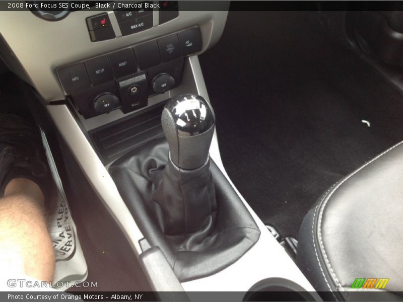 Black / Charcoal Black 2008 Ford Focus SES Coupe