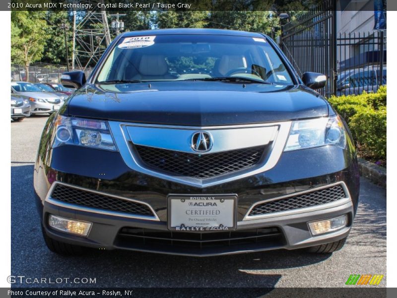 Crystal Black Pearl / Taupe Gray 2010 Acura MDX Technology