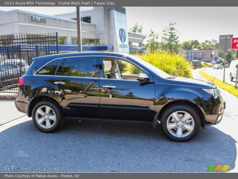 Crystal Black Pearl / Taupe Gray 2010 Acura MDX Technology