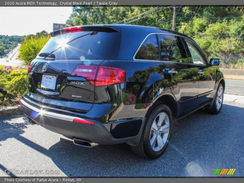 Crystal Black Pearl / Taupe Gray 2010 Acura MDX Technology