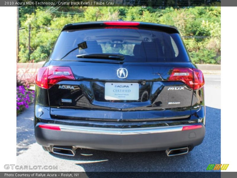 Crystal Black Pearl / Taupe Gray 2010 Acura MDX Technology