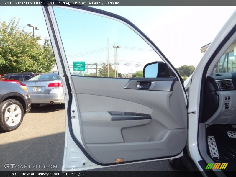 Satin White Pearl / Platinum 2011 Subaru Forester 2.5 XT Touring