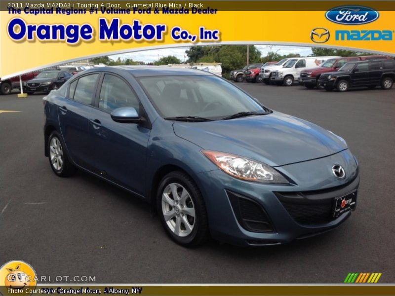 Gunmetal Blue Mica / Black 2011 Mazda MAZDA3 i Touring 4 Door