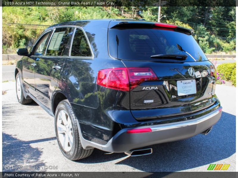Crystal Black Pearl / Taupe Gray 2010 Acura MDX Technology