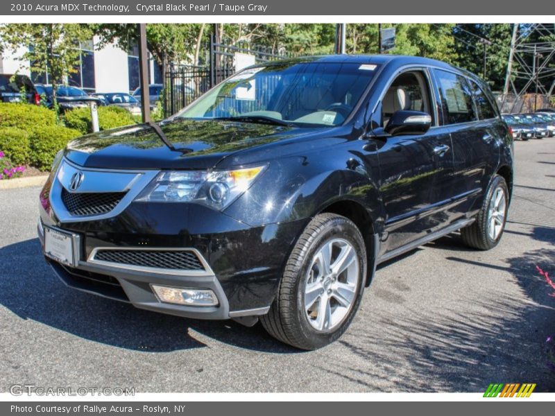 Crystal Black Pearl / Taupe Gray 2010 Acura MDX Technology