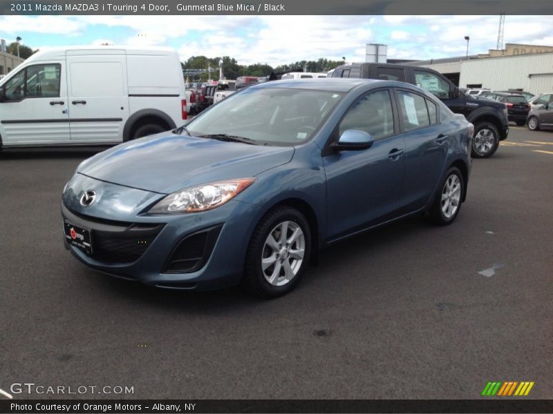 Gunmetal Blue Mica / Black 2011 Mazda MAZDA3 i Touring 4 Door