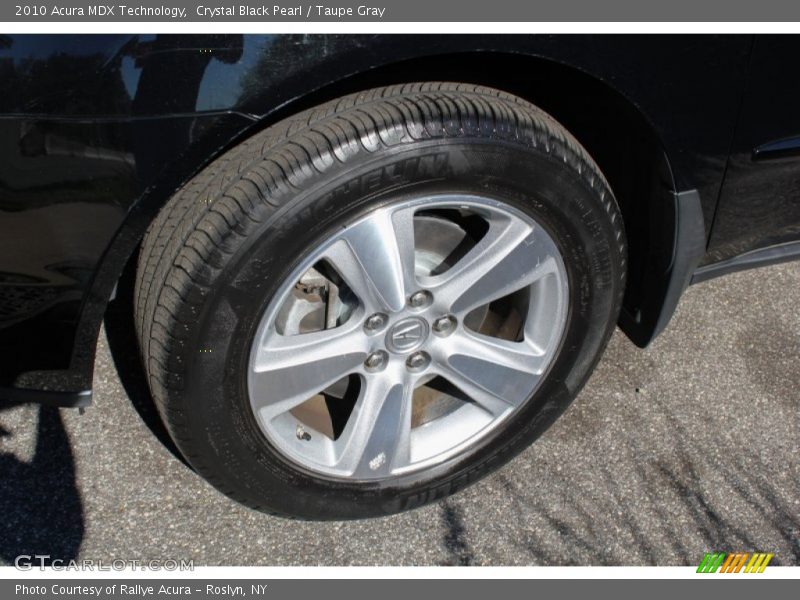 Crystal Black Pearl / Taupe Gray 2010 Acura MDX Technology