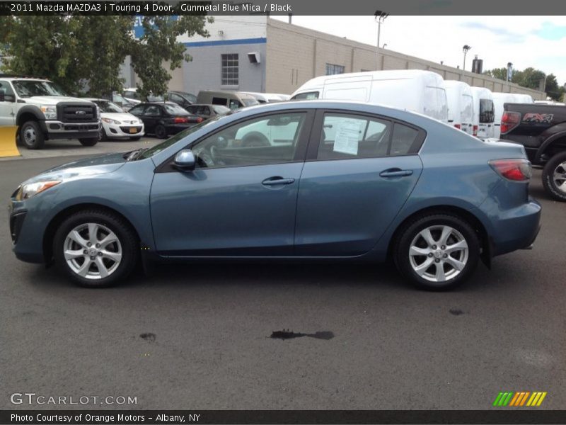 Gunmetal Blue Mica / Black 2011 Mazda MAZDA3 i Touring 4 Door