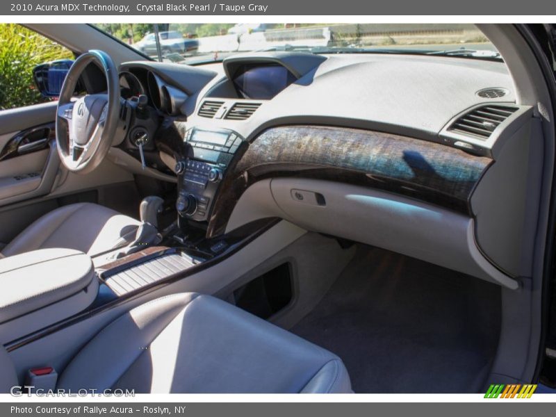 Crystal Black Pearl / Taupe Gray 2010 Acura MDX Technology