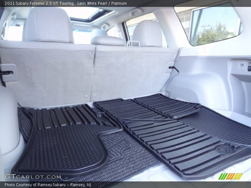 Satin White Pearl / Platinum 2011 Subaru Forester 2.5 XT Touring