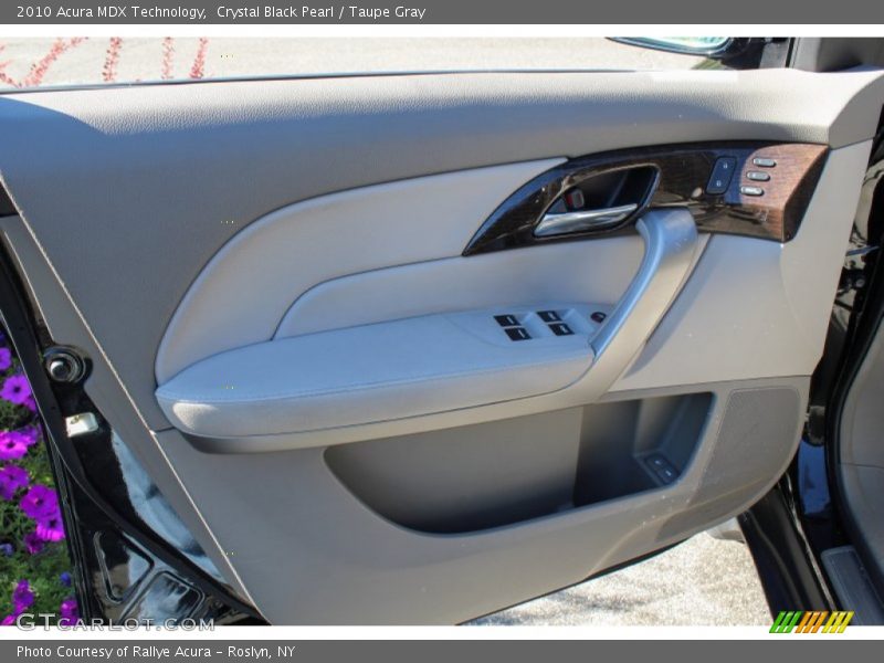 Crystal Black Pearl / Taupe Gray 2010 Acura MDX Technology