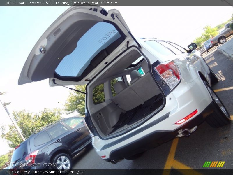 Satin White Pearl / Platinum 2011 Subaru Forester 2.5 XT Touring
