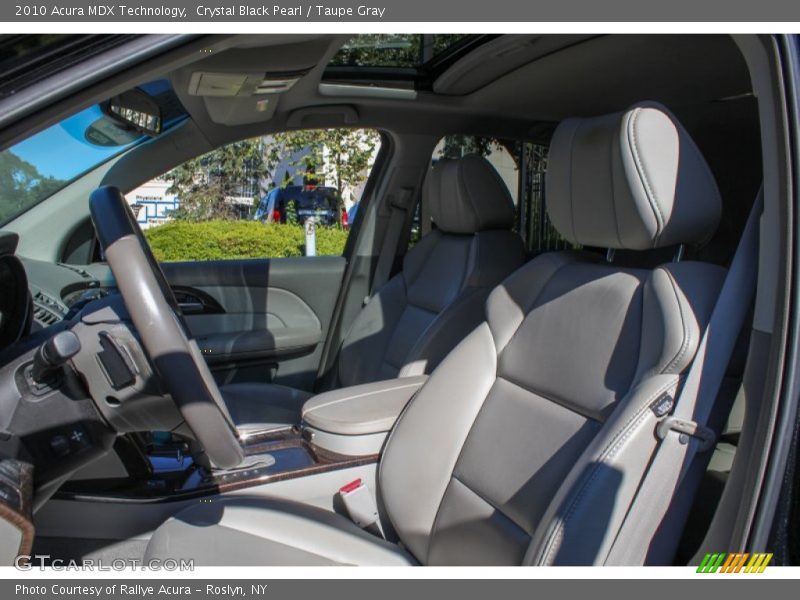 Crystal Black Pearl / Taupe Gray 2010 Acura MDX Technology