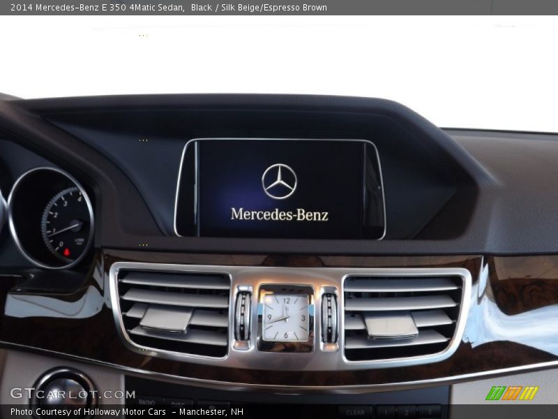 Black / Silk Beige/Espresso Brown 2014 Mercedes-Benz E 350 4Matic Sedan