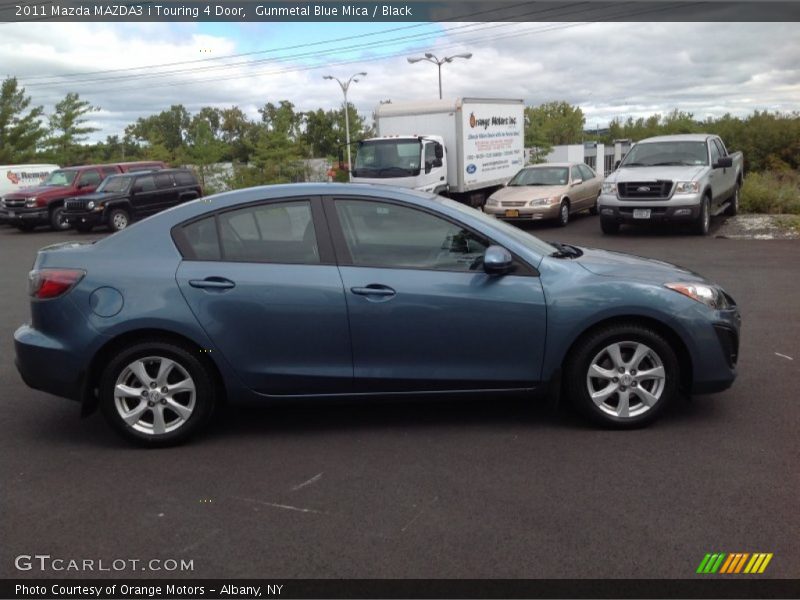 Gunmetal Blue Mica / Black 2011 Mazda MAZDA3 i Touring 4 Door