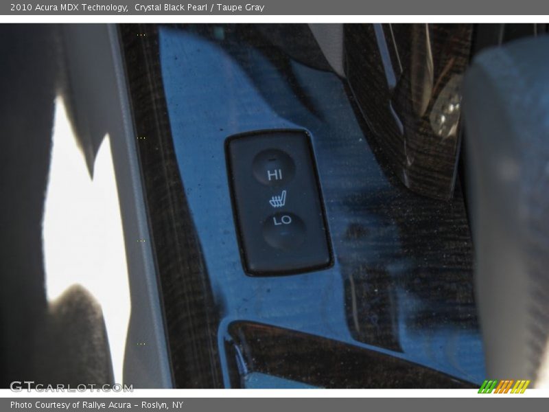 Crystal Black Pearl / Taupe Gray 2010 Acura MDX Technology