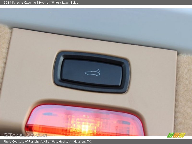 White / Luxor Beige 2014 Porsche Cayenne S Hybrid