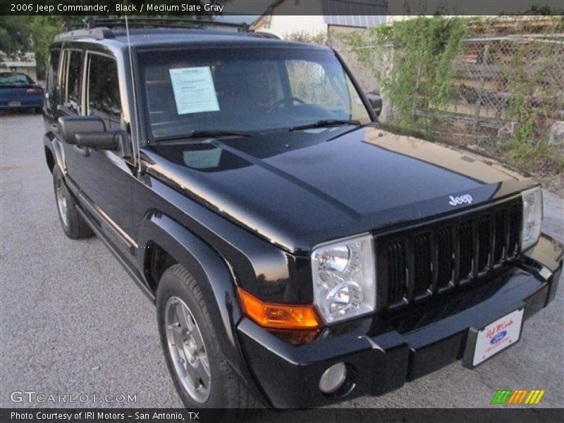Black / Medium Slate Gray 2006 Jeep Commander