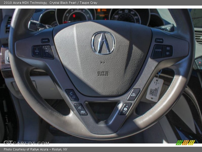 Crystal Black Pearl / Taupe Gray 2010 Acura MDX Technology