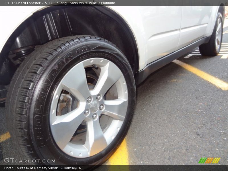 Satin White Pearl / Platinum 2011 Subaru Forester 2.5 XT Touring