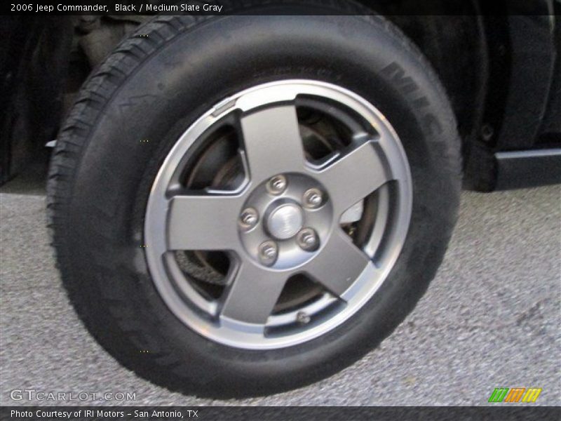 Black / Medium Slate Gray 2006 Jeep Commander