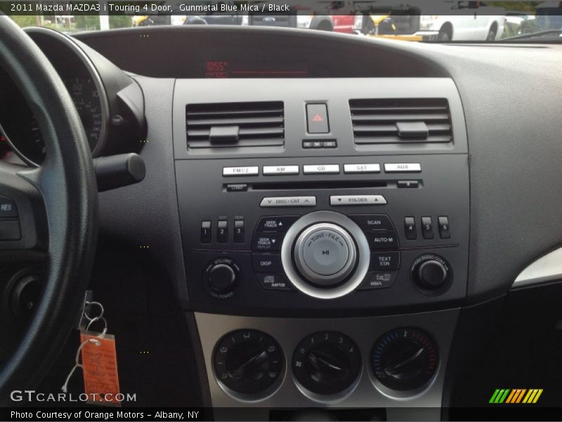 Gunmetal Blue Mica / Black 2011 Mazda MAZDA3 i Touring 4 Door