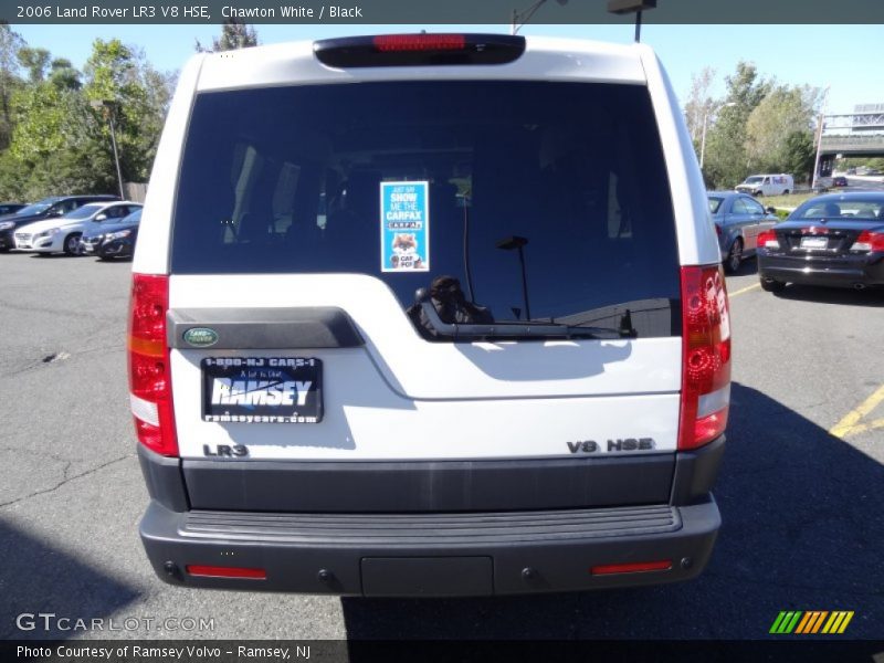 Chawton White / Black 2006 Land Rover LR3 V8 HSE