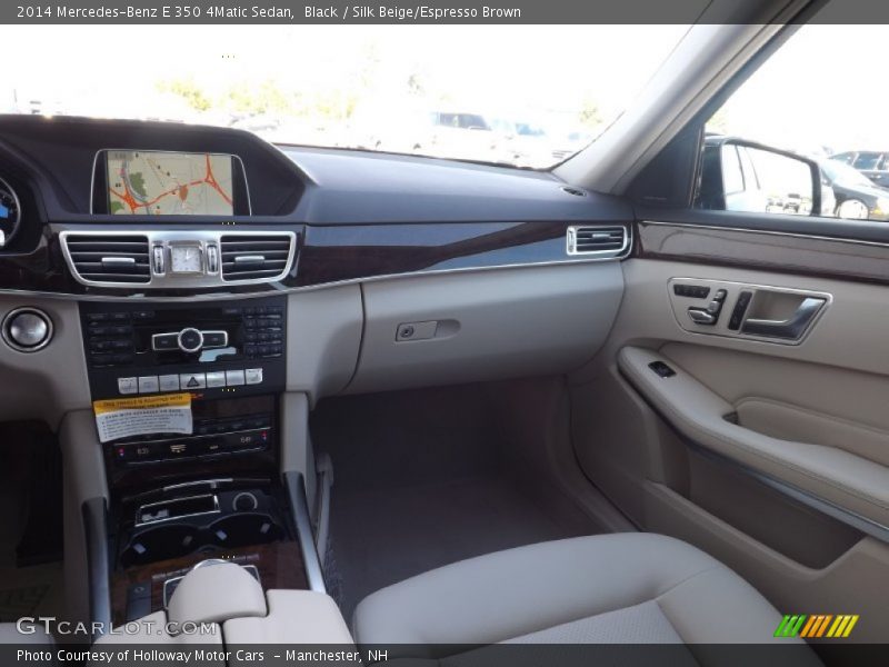 Black / Silk Beige/Espresso Brown 2014 Mercedes-Benz E 350 4Matic Sedan