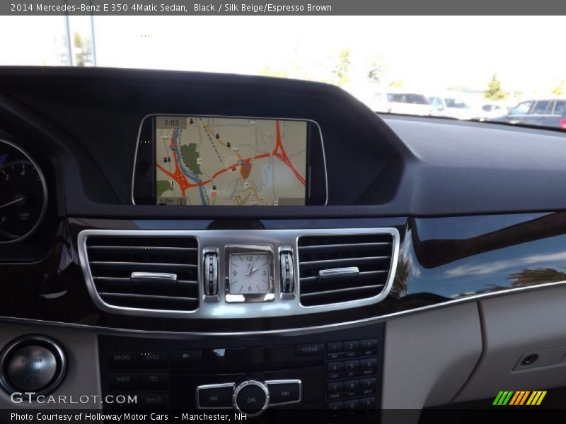 Black / Silk Beige/Espresso Brown 2014 Mercedes-Benz E 350 4Matic Sedan