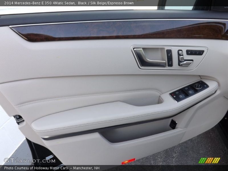 Black / Silk Beige/Espresso Brown 2014 Mercedes-Benz E 350 4Matic Sedan