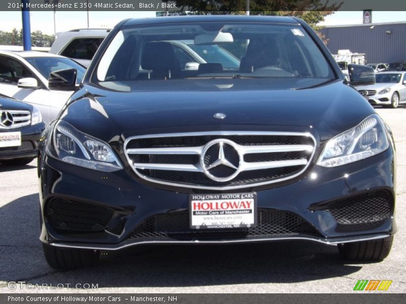 Black / Black 2014 Mercedes-Benz E 350 4Matic Sedan