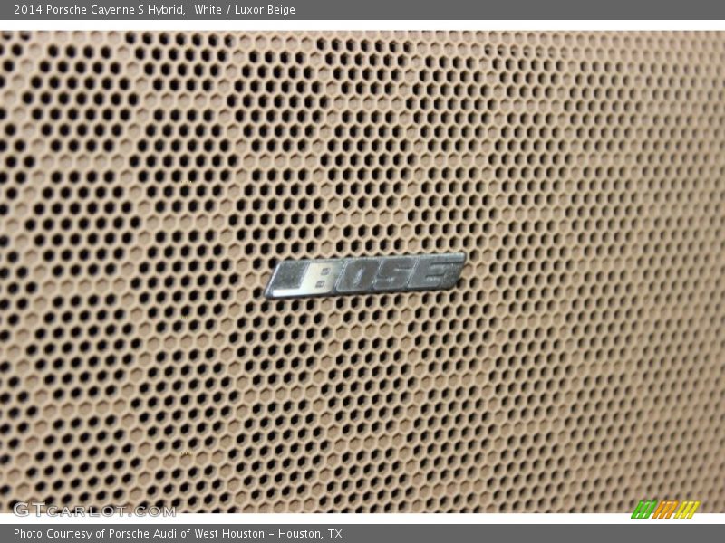 White / Luxor Beige 2014 Porsche Cayenne S Hybrid