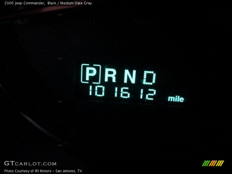 Black / Medium Slate Gray 2006 Jeep Commander