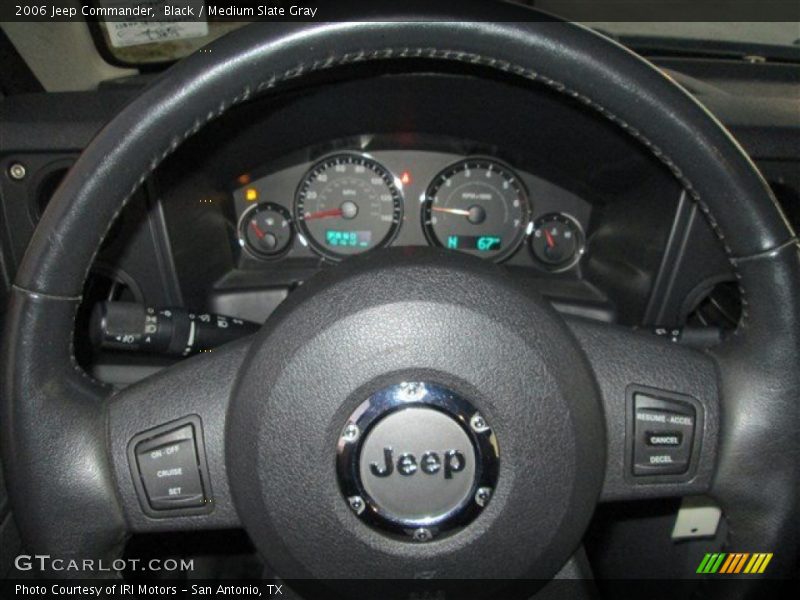 Black / Medium Slate Gray 2006 Jeep Commander