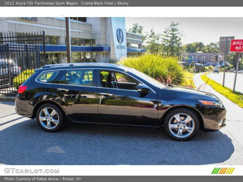 Crystal Black Pearl / Ebony 2012 Acura TSX Technology Sport Wagon