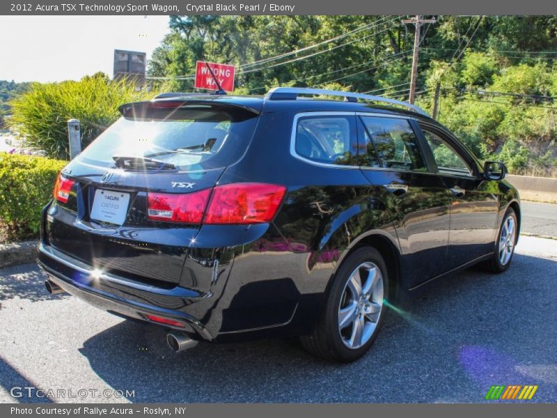 Crystal Black Pearl / Ebony 2012 Acura TSX Technology Sport Wagon