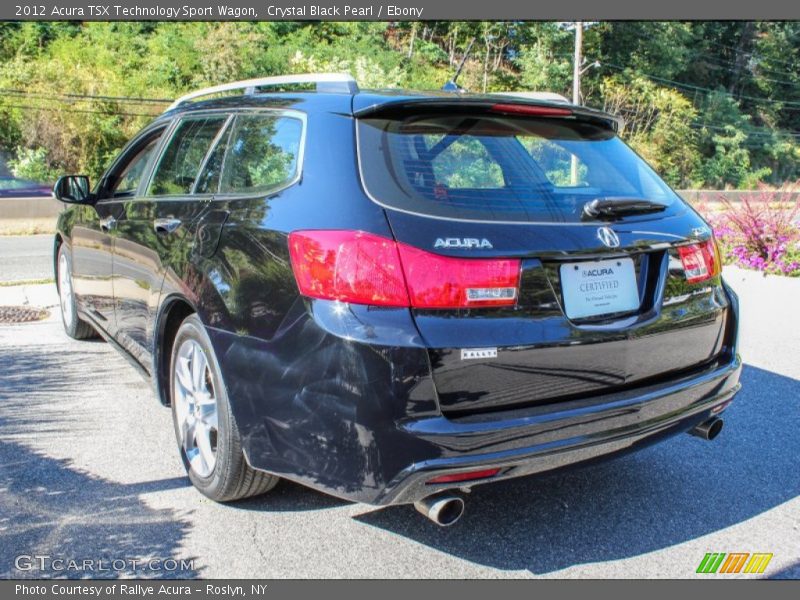 Crystal Black Pearl / Ebony 2012 Acura TSX Technology Sport Wagon