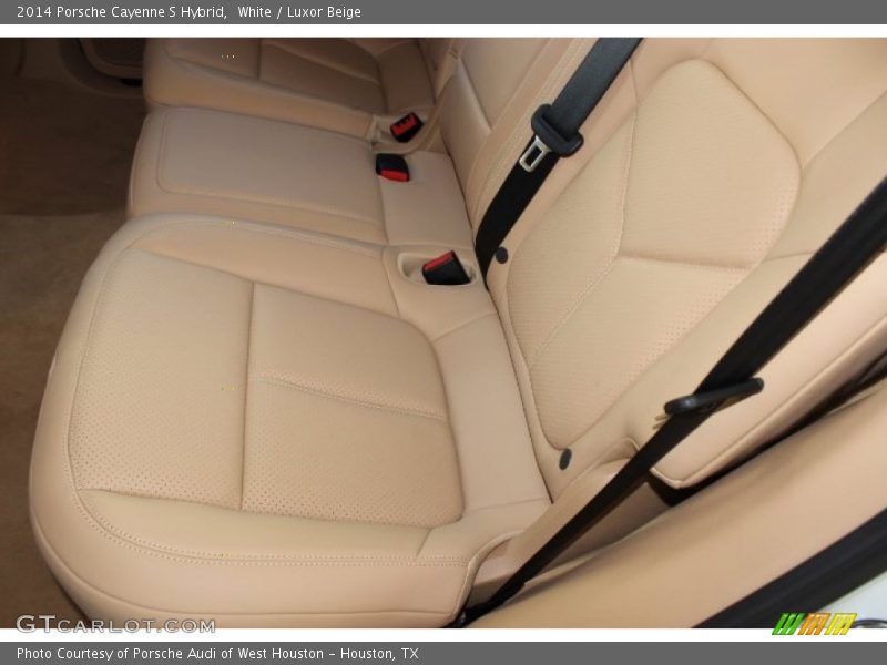 Rear Seat of 2014 Cayenne S Hybrid
