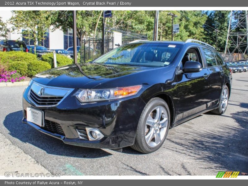 Crystal Black Pearl / Ebony 2012 Acura TSX Technology Sport Wagon