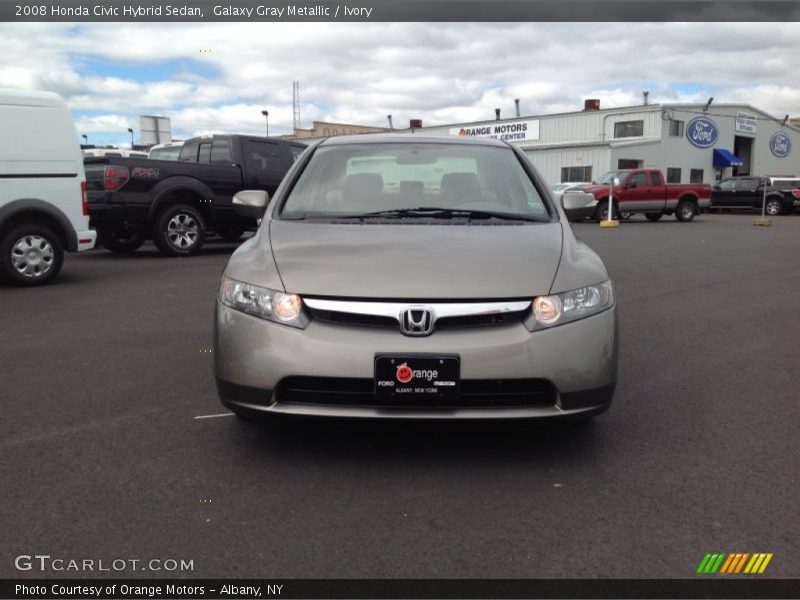 Galaxy Gray Metallic / Ivory 2008 Honda Civic Hybrid Sedan