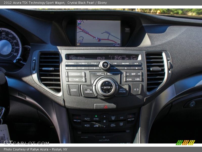 Crystal Black Pearl / Ebony 2012 Acura TSX Technology Sport Wagon