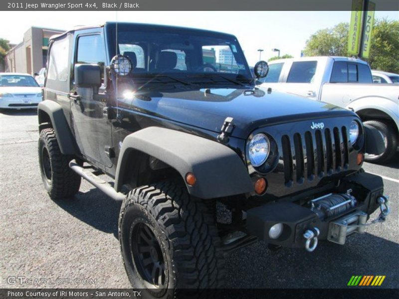 Black / Black 2011 Jeep Wrangler Sport 4x4
