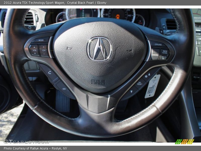 Crystal Black Pearl / Ebony 2012 Acura TSX Technology Sport Wagon