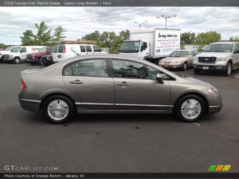 Galaxy Gray Metallic / Ivory 2008 Honda Civic Hybrid Sedan