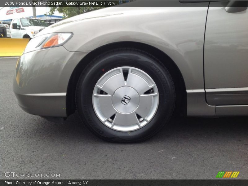 Galaxy Gray Metallic / Ivory 2008 Honda Civic Hybrid Sedan